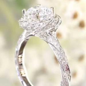 Bague tendance style rappeur la plus vendue, sertie de zircons, en argent sterling 925, design entièrement glacé, pour homme, streetwear, fête, mariage - Product Image 1