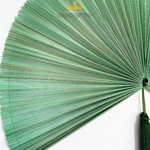 พัดไม้ไผ่ธรรมชาติขนาดใหญ่ ทำด้วยมือ พัดแขวนผนัง พัดไม้ไผ่พับได้สำหรับตกแต่งผนังบ้าน โรงแรม รีสอร์ท ฮัน เอ็กซิม - Product Image 3