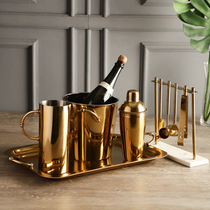 Ensemble d'outils de bar en laiton massif de qualité supérieure pour la maison, l'hôtel, le restaurant à un prix raisonnable, ensembles de couverts de bar et de vin - Product Image 1