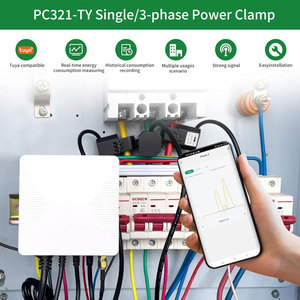 มิเตอร์วัดกระแสไฟฟ้าแบบหนีบ Tuya WiFi Solar CT สำหรับระบบสามเฟสและเฟสเดียว 80-750A ระบบตรวจสอบพลังงาน EMS รุ่น PC321-W-TY - Product Image 2
