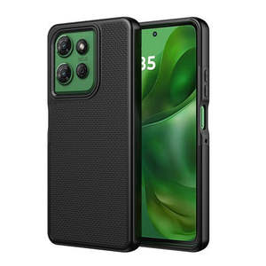 Moto G 2026 G 5G 2025 G <b>Play</b> 2026 Premium Hybrid Dual Layer Case Black - Product Image 1