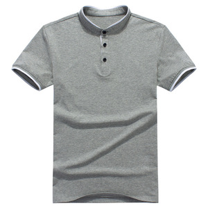 Camisas Personalizadas para Hombre, OEM, Transpirables, de Tela de Lona con Spandex/Algodón, Estilo Gótico, Logotipo Bordado en la Parte Delantera, Manga Corta - Product Image 5