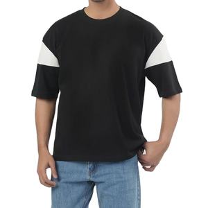 Fabricante de Ropa al por Mayor OEM, Camiseta Unisex Holgada, Lisa, con Logotipo Personalizado, 100% Algodón, de Secado Rápido - Product Image 5