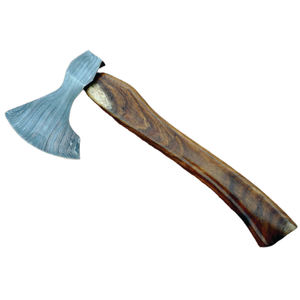 Hacha Tomahawk forjada a mano estilo vikingo barbudo Dmascuss acero grado Industrial herramienta para acampar al aire libre con cubierta protectora - Product Image 1