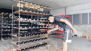 Bols de fruits en bambou filé/bol à salade en bambou décoration de produit avec un bon prix et un échantillon gratuit par Eco2go Vietnam - Product Image 2