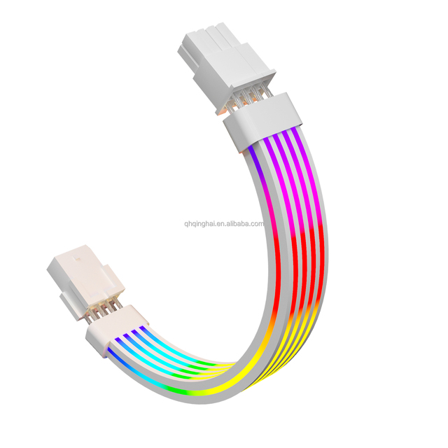 New Computer PC CPU Graphic Card 4060 4070 GPU 8P Extension Led 5V 3Pin Strip Light PCIE 8 Pin ARGB Pro RGB Cable