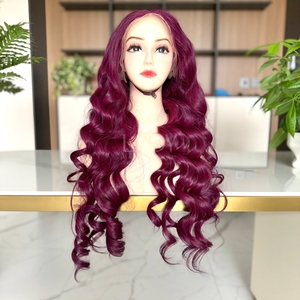 Bonne qualité donneur unique vietnamien cheveux humains ondulés couleur perruques vrais cheveux humains pour les femmes noires - Product Image 1