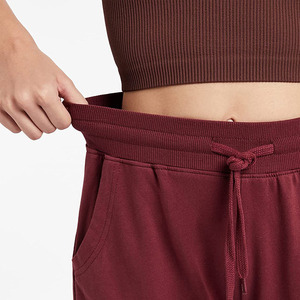 Streetwear pour femmes, pantalons de luxe pour femmes, couleur unie, en coton, molletonné, fabriqué au prix de gros - Product Image 6