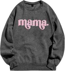 เสื้อฮู้ดดี้ผู้หญิงไซส์ใหญ่ คุณภาพสูง ปรับแต่งได้ ผ้าฝ้าย 100% แห้งเร็ว ระบายอากาศดี เหมาะสำหรับฤดูหนาว ลายตัวอักษรเรียบ - Product Image 1