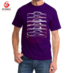 T-shirts pour hommes en coton 100% 300g, coupe ample, col rond, avec logo personnalisé imprimé, prix personnalisé en usine, tailles grandes - Product Image 5