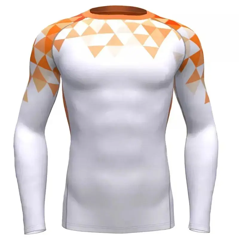 Camo phát ban bảo vệ người đàn ông dài tay áo Rashguard bơi áo sơ mi 2023 mới lướt Lycra phát ban bảo vệ đồ bơi cho nam giới lặn wetsuit hàng đầu