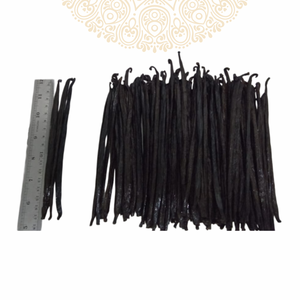Gousses de vanille Planifolia biologiques extra-qualité gourmet, 14-18 cm de long, d'Indonésie, séchées, riches en arôme, emballées sous vide, vente en gros - Product Image 2