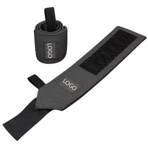 สายรัดข้อมือยกน้ำหนักพร้อมสายรัดนิ้วโป้งฟิตเนสยิมสายรัดข้อมือสำหรับฝึกยกที่ตายกำหนดโลโก้ได้เอง - Product Image 4