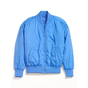 Custom Women Bomber <b>Jacket</b> Nylon <b>Lightweight</b> Fashion Streetwear Outerwear OEM Manufacturer Factory Supplier - Product Image 1