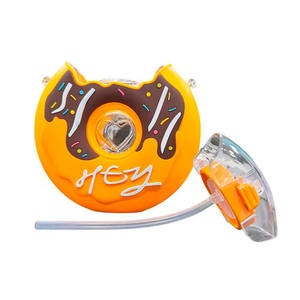 Botella de Agua Myrva en Forma de Donut de 180 ml, Botella de Plástico para Beber al Aire Libre - Product Image 5