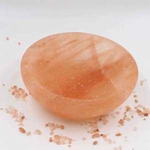Cuenco ecológico para servir sal del Himalaya, cuenco de sal de roca pura para aperitivos, aperitivos, condimentos, productos artesanales naturales - Product Image 4
