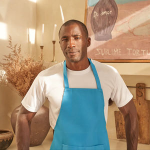 BEAM 100% Polyester Non-Woven Sleeveless Cooking <b>Apron</b> Breathable Eco-Friendly Material Front Pocket Fashionable Simple Design - Product Image 3