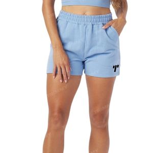 Pantalones cortos deportivos de cintura alta para mujer de la mejor calidad Easy Sweat Gym Biker Cargo Board Loose Spandex Terry XS Size Washed Technique - Product Image 6