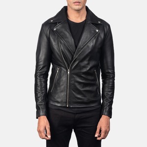 Veste en peau de mouton de haute qualité pour hommes avec logo personnalisé nouveau design col montant fermeture éclair hiver décontracté manches longues plusieurs couleurs - Product Image 4