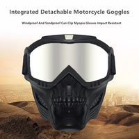 Lunettes de moto professionnelles unisexes, lunettes de sport d'extérieur, lunettes anti-vent, lunettes ATV, lunettes de cross-country, masque