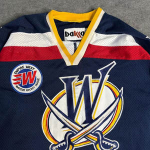 ชุดกีฬาสำหรับเด็กเสื้อฮ็อกกี้น้ำแข็งพิมพ์ลายพิมพ์ซับลิเมชันระดับพรีเมียมสำหรับชื่อและหมายเลข - Product Image 4