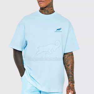 Camisetas de Manga Corta para Hombre, 100% Algodón, Tejido Grueso, Ropa Casual para Impresión Personalizada, Venta al por Mayor, OEM - Product Image 1