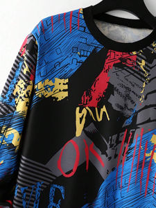 Jersey Vintage de invierno para hombre, Sudadera con capucha con logotipo personalizado de algodón 100% de lana estampada - Product Image 5