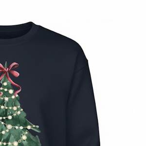 Sweat-shirts décontractés pour femmes, bleu marine, avec logo brodé personnalisé, doublés, col rond, été/hiver, écologiques et respirants, vente en gros - Product Image 6