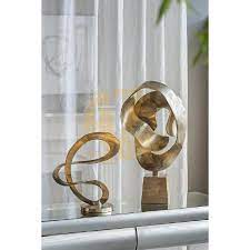 Décoration d'intérieur Silver Acrobat Heart Sculpture Statue d'amour abstraite moderne pour la décoration de la maison ou du bureau - Product Image 4