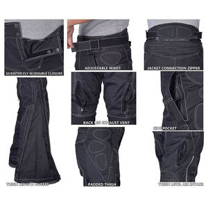 El pantalón Corudra más vendido para hombre Cintura alta Botón Cierre de mosca Ropa de invierno personalizable para motocicleta - Product Image 4