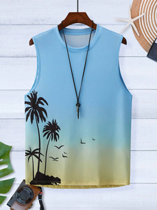 เสื้อกล้ามผู้ชายพิมพ์ลายซับลิเมชันสไตล์ล่าสุด - Product Image 3