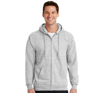 Sudadera con capucha extragrande de algodón 100% French Terry de 500 GSM para hombre, con cremallera completa, estilo boxy, logotipo personalizado, OEM, al por mayor - Product Image 1