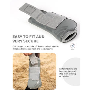 Botas de Equitación Protectoras Ligeras de Alta Calidad, Neopreno/Cuero PU, Cómodas, Duraderas y Ajustables - Product Image 4