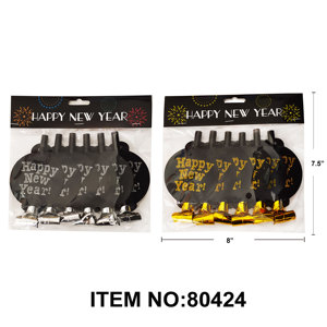7,5 \ "Golden Pink Año Nuevo Air Blaster 144PK(6)/CS Party Popper & Spray - Product Image 1