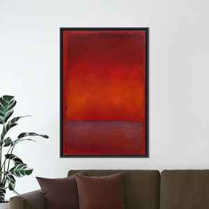 Arte de pared impreso en lienzo de Monet Sunrise, decoración costera para el hogar, con marco negro - Product Image 1