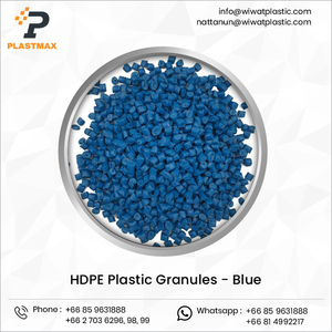 Granulés de plastique HDPE vierge de qualité supérieure, granulés de plastique HDPE bleu de qualité supérieure, provenant du meilleur vendeur - Product Image 2