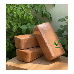 Brique de fibre de noix de coco du substrat organique de fibre de coco du Vietnam pour les jardins, les terrariums, et les amateurs de plantes écologiques - Product Image 1