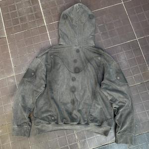 Sudadera con Capucha de Algodón 100% para Hombre, Etiqueta Personalizada de Alta Calidad 2026, Sudadera con Capucha Retro Lavada al Ácido, Sudadera con Capucha Estilo Urbano - Product Image 6