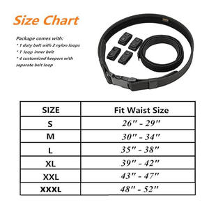 Cinturón Táctico Profesional para Hombre, Ajustable, Resistente, Transpirable, Talla Personalizada, Calidad Normal, Cinturón Táctico Utilitario - Product Image 6