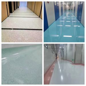 יעילות בנייה גבוהה עמיד למים אפקט שיש ציפוי רצפה אפוקסי עצמי פילוס צבע פילוס חול צבעוני עבור בטון - Product Image 4