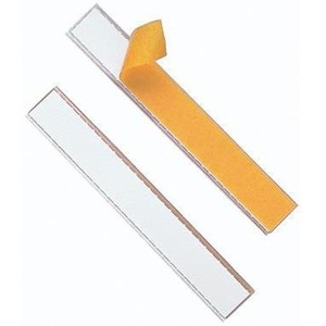 DURABLE Labelfix 20 x 3 cm PVC Transparente Marcos para Etiquetas Paquete de 5 Accesorios para Carpetas de Archivo - Product Image 1