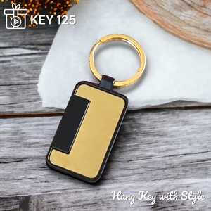 Nouveau design de marque, porte-clés promotionnel en métal de luxe fait main, personnalisation, logo personnalisé, sérigraphie, noir, en gros, faible coût - Product Image 6