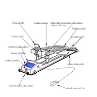 Nouvel équipement de réadaptation des membres inférieurs Machine de Cpm de genou à mouvement passif continu Machine de formation de réadaptation
