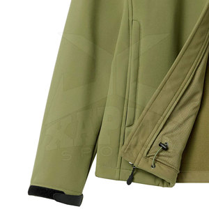 Chaqueta Softshell informal de invierno para hombre Ropa de calle impermeable de estilo único con cuello levantado - Product Image 5
