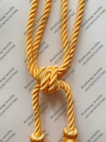 Cordon de luxe en polyester 100% pour bijoux, rideaux et vêtements, personnalisable en couleurs et tailles, vente en gros