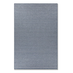 Alfombras de Bambú y Seda con Rayas Azules, Tejidas a Mano, Modelo Hpb-205 para Uso Doméstico - Product Image 1