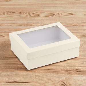 Nueva caja de lujo ecológica con ventana transparente para embalaje de alimentos, panadería y uso de exhibición al por menor - Product Image 6