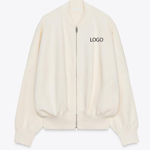 Sweat-shirt à fermeture à glissière sur le devant Impression et broderie de logo personnalisé Tailles de couleurs personnalisées Parfait pour un tenue décontracté à la mode 2026 - Product Image 1