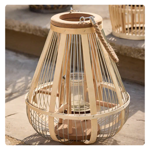 LINTERNAS DE BAMBÚ ELEGANTES HECHAS A MANO para BODAS y EVENTOS ESPECIALES TOP VENDEDOR - Product Image 3