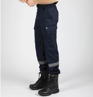 TOP QUALITÉ Résistant À La Chaleur Soudage Travail Porter Pantalon Taille Élastique Combinaison De Protection avec Taille Moyenne Droite Style Hip Hop Utilisation En Atelier